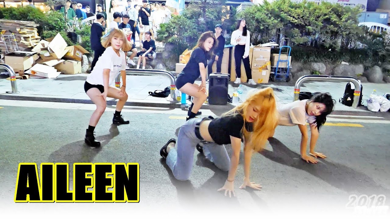 [4K] 에일린 (AILEEN) - 댄스 퍼포먼스 (Dance Performance) @ 180724 홍대 거리공연 직캠 By SSoLEE