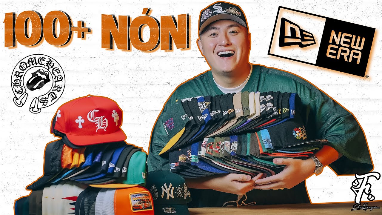 Bộ Sưu Tập Nón Của Fabo Nguyễn ( 100+ Nón - New Era, Chrome Hearts, Kapital...)