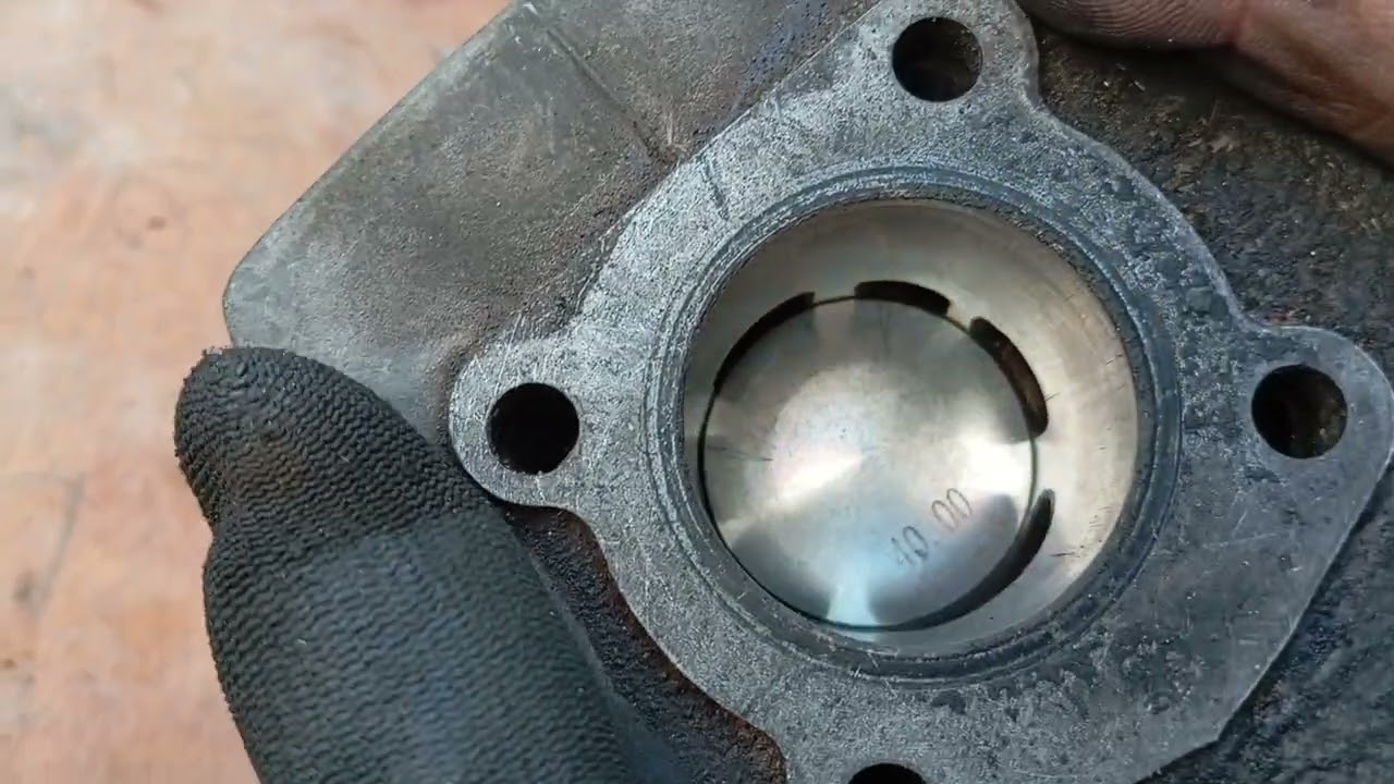 تركيب بيستن 103 على محرك Ludix و fox montage piston Peugeot 103 dans