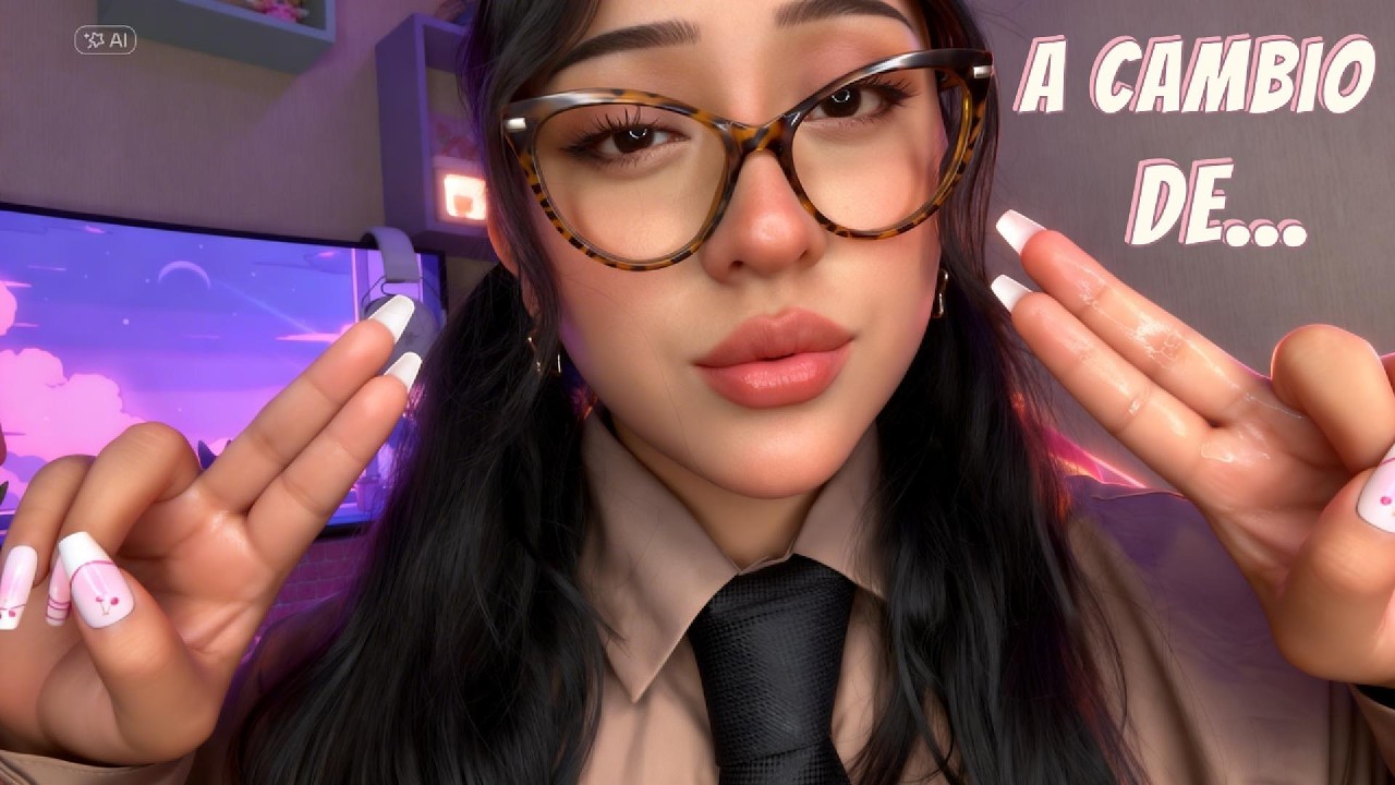 ASMR roleplay 💞 Tu Compañera de Clases te Pide un Favor…