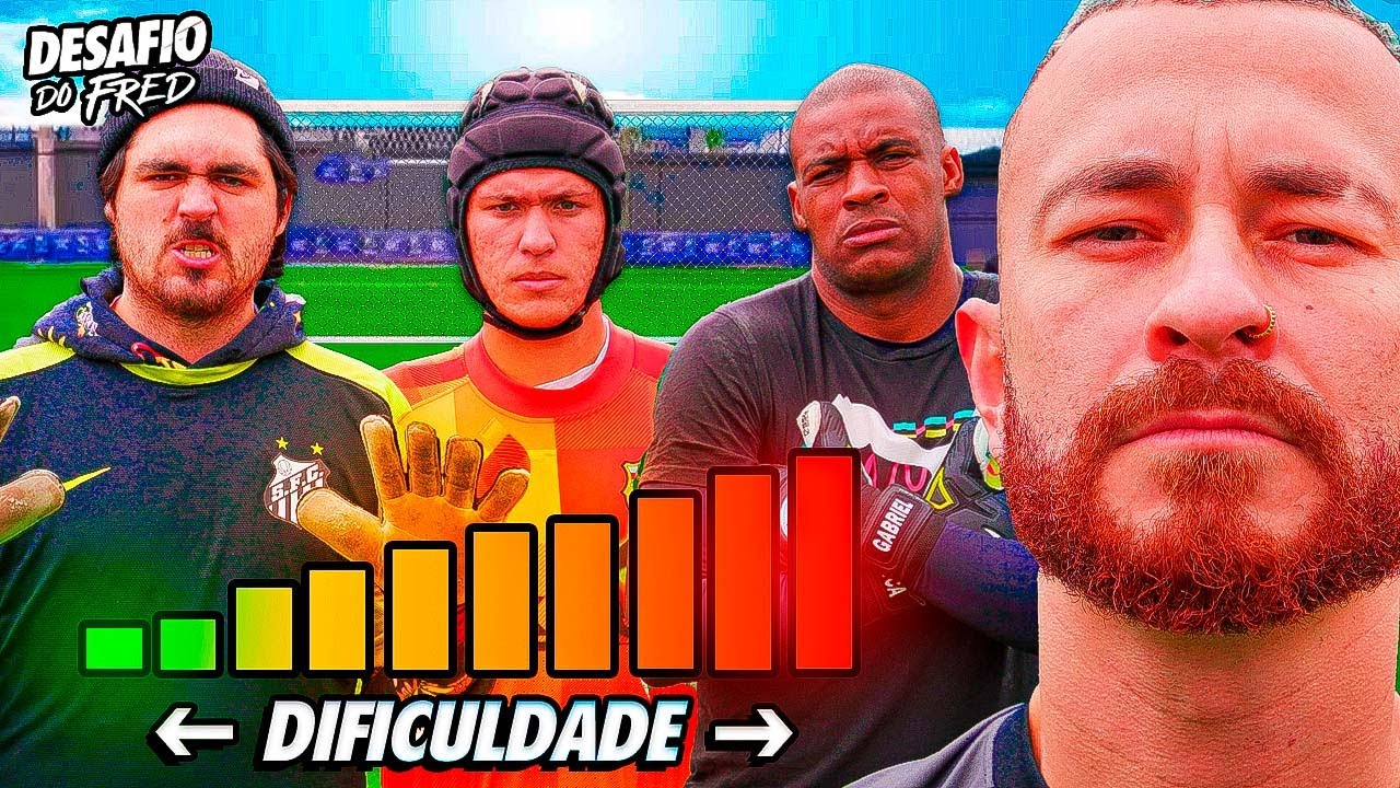 FRED x GOLEIROS - QUEM LEVOU A MELHOR NO DESAFIO?