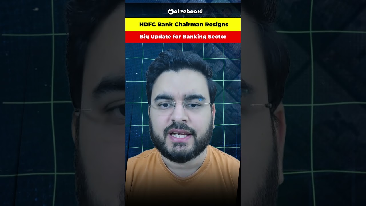 HDFC Bank Chairman Resigns Big Update for Banking Sector #HDFCBank #ChairmanResigns #BankingSector