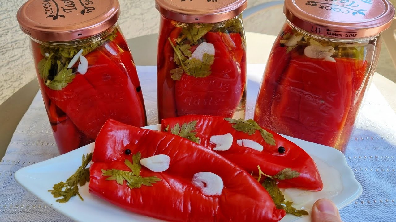 Turshi me Speca të Palosur Sipas recetës së gjyshes !! Pa konzervanse dhe qëndrojn 1 vit !!