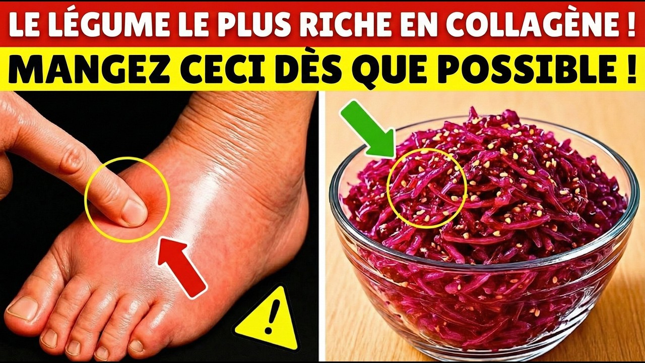 ADIEU Gonflements ! 8 Légumes INDISPENSABLES pour le Collagène de vos ARTICULATIONS