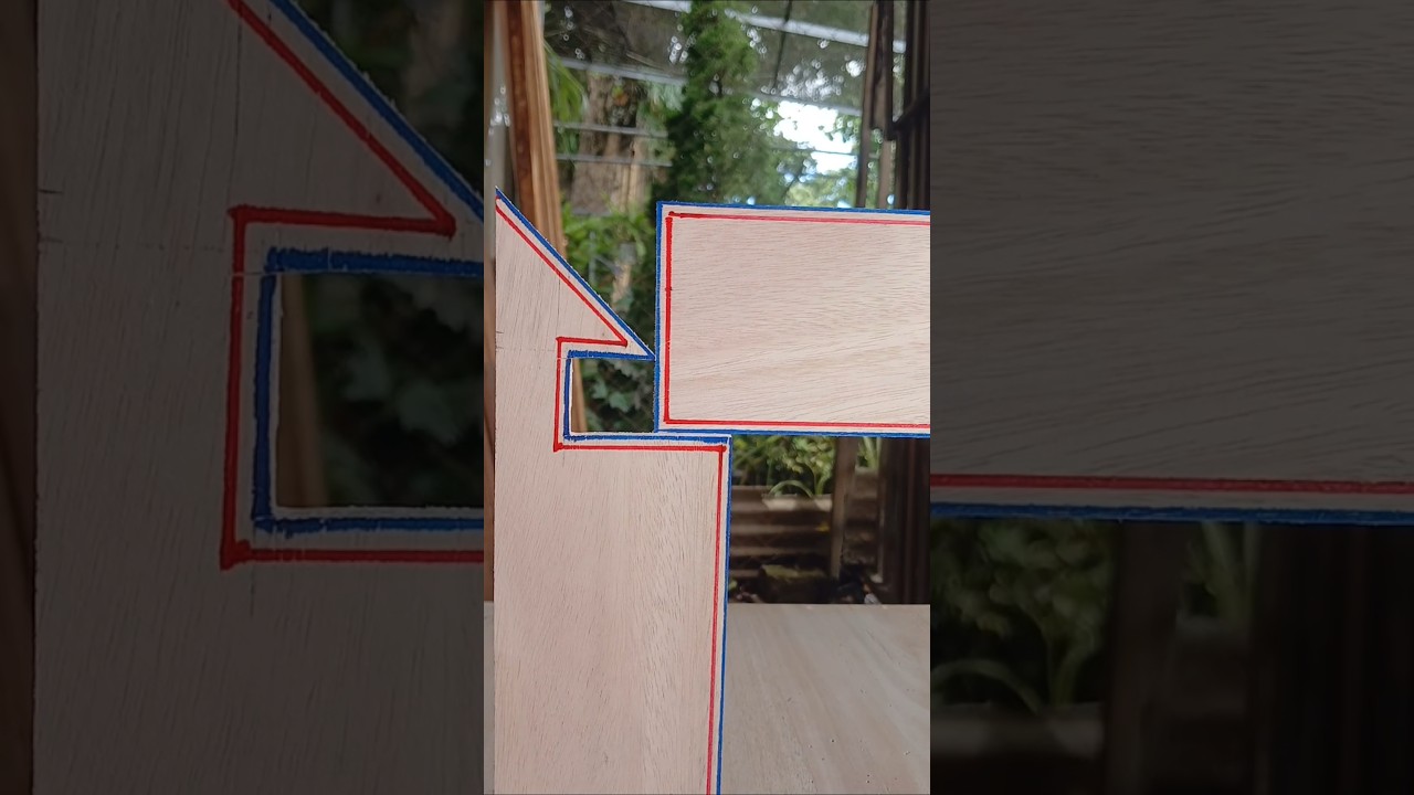 Easy tricks for joining wooden corners #woodworking #carpenter #creative #terending #shorts
