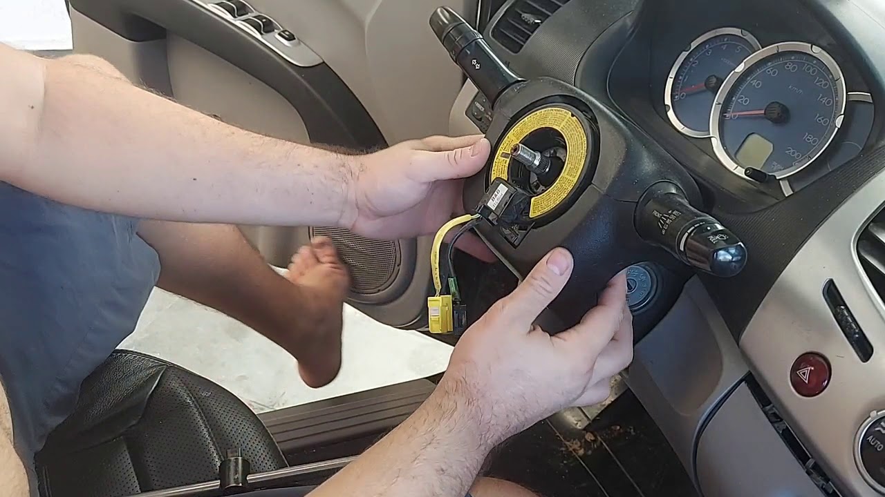 Troca da Cinta do Airbag / Hard Disk - l200 triton 2008 - Rodasebotas