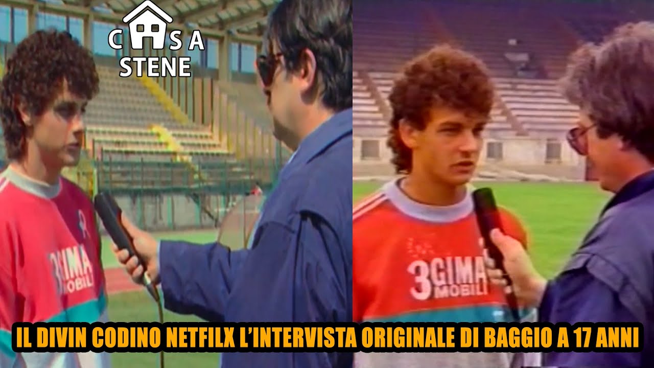 NETFILX IL DIVIN CODINO L' INTERVISTA ORIGINALE DI ROBY BAGGIO A 17 ANNI A VICENZA 1984 #CASASTENE