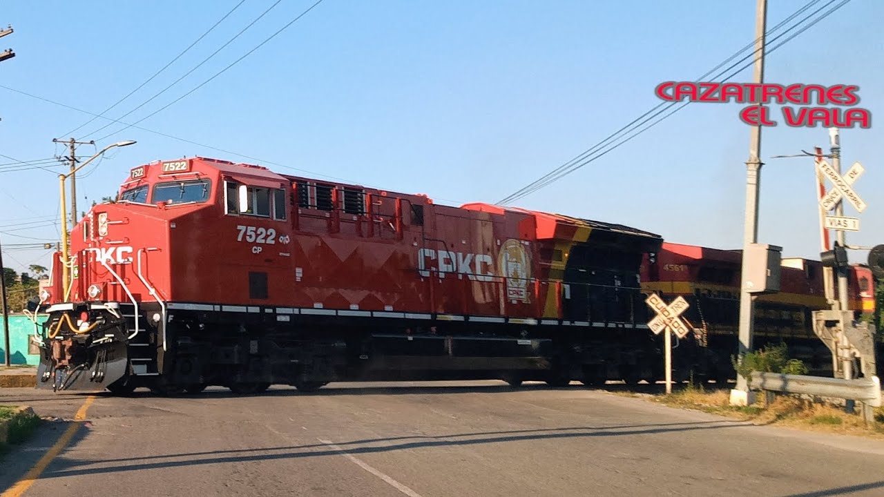 cpkc 7522 kcsm 4561 kcsm 4221 cp 8045 kcs 4184 con direcci&oacute;n sur #mexico  