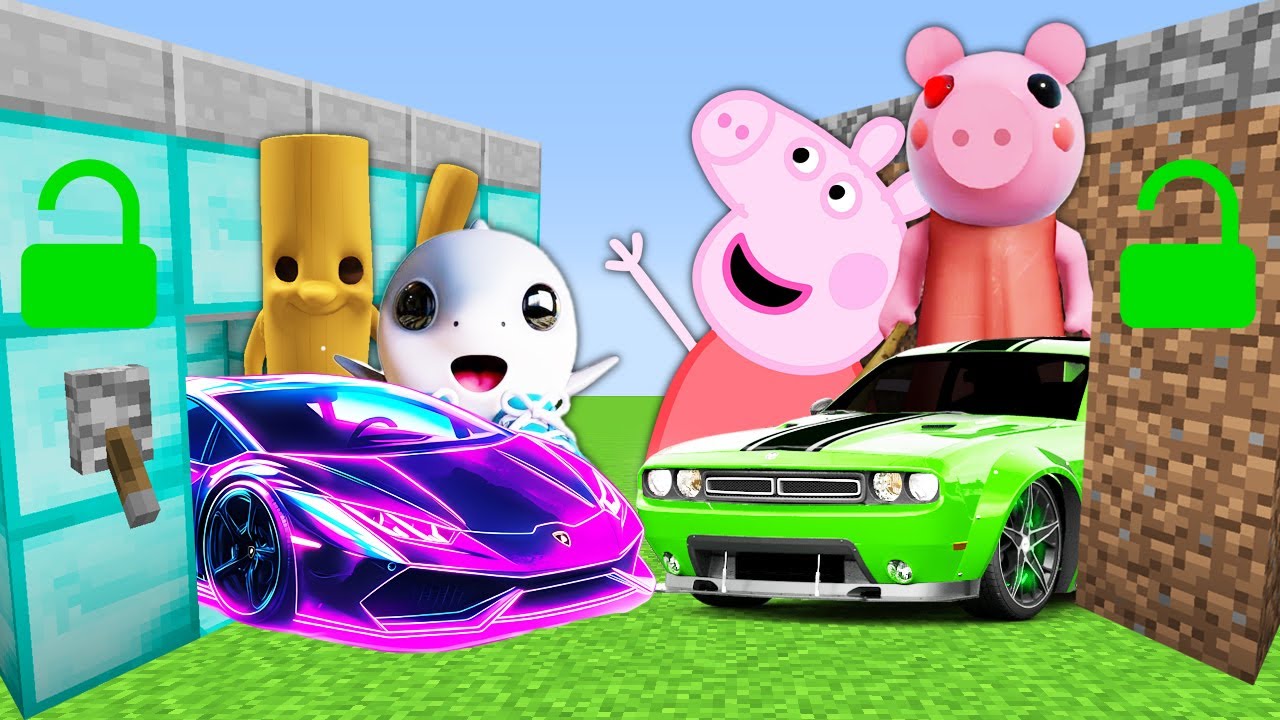 BABY BRAİNROT GARAJ VS PEPPA PİG GARAJ 😱 - Minecraft