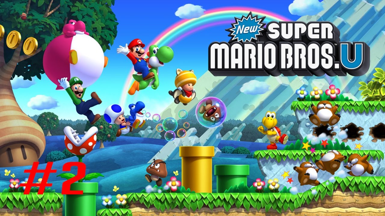 New super mario bros u - world 2 - Layer Cake Desert 100% speed run