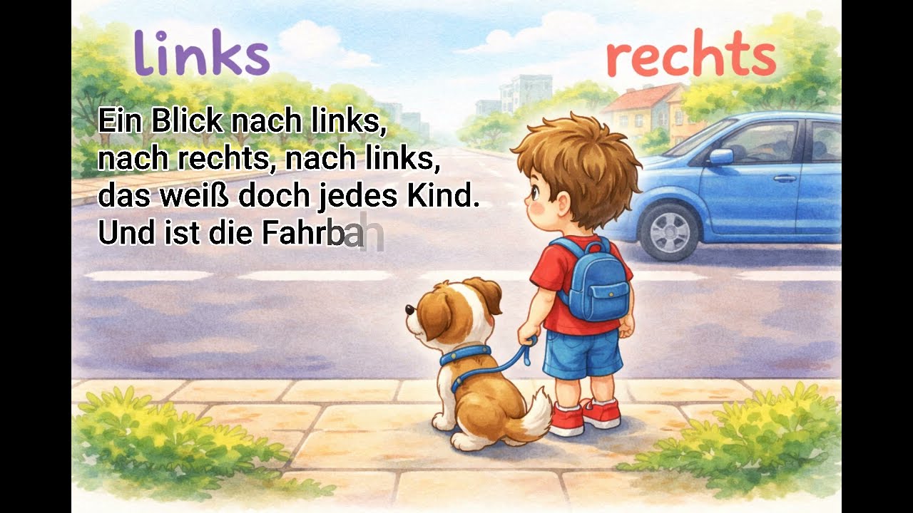 Verkehrslied: Bello und Max (Verkehrspuppenbühne)