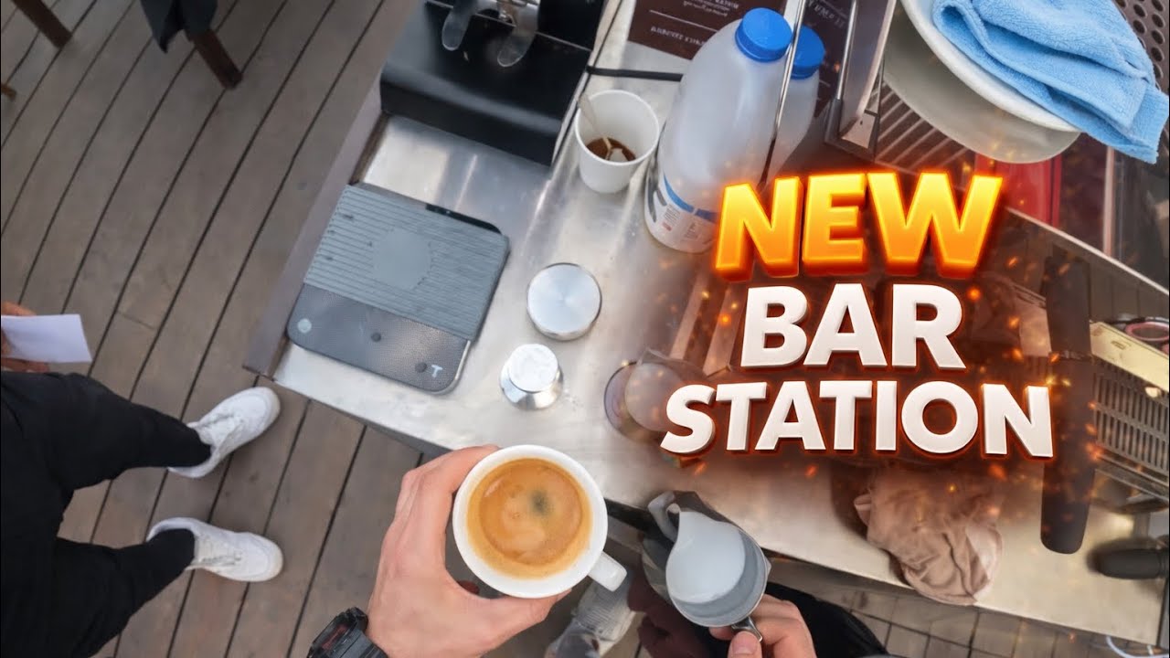New bar station #bar #pov  