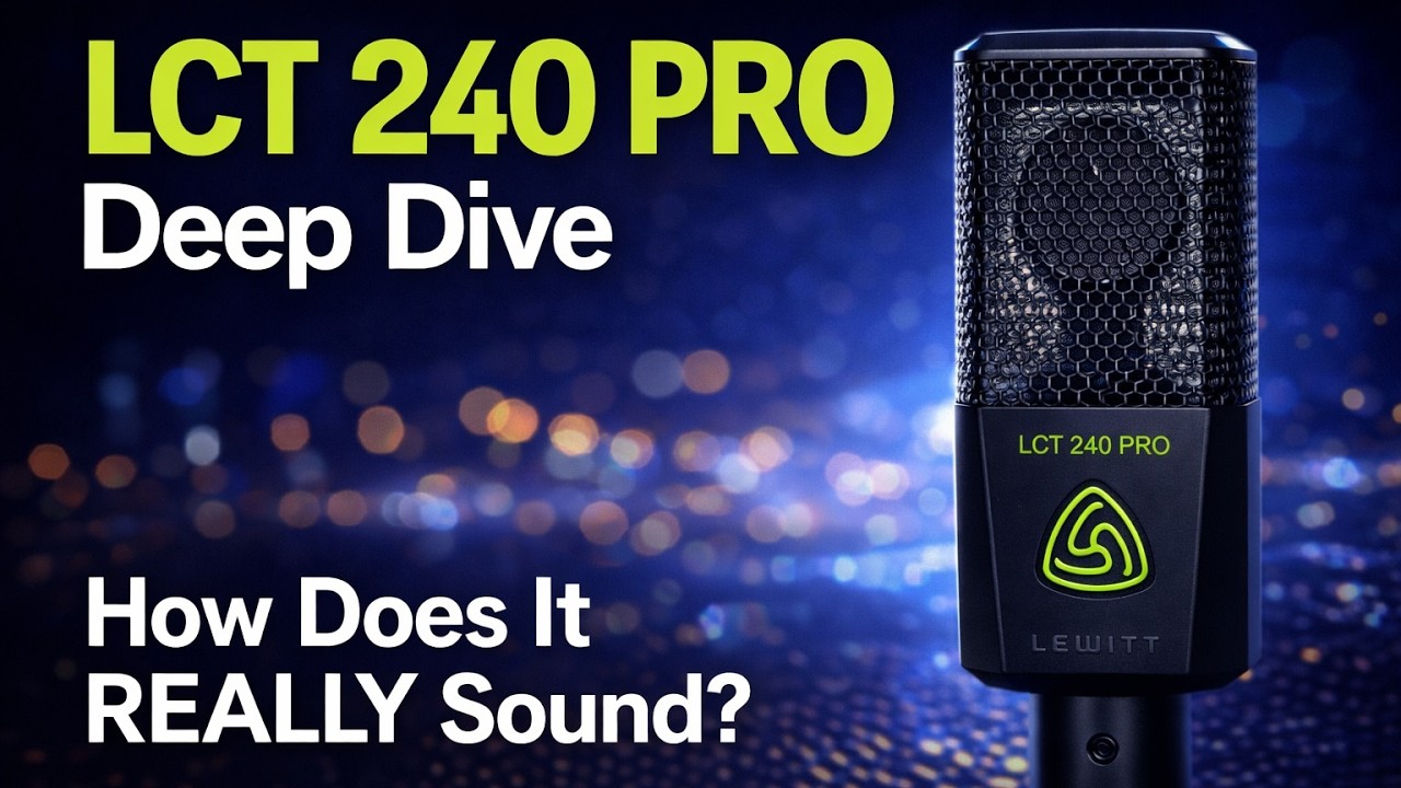 Lewitt LCT 240 PRO Sound Test | Dry vs Mix Explained