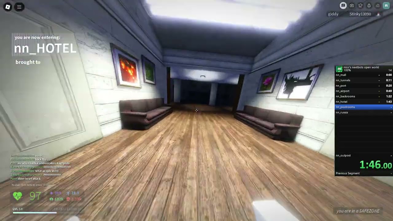 nico's nextbots open world speedrun (all maps)