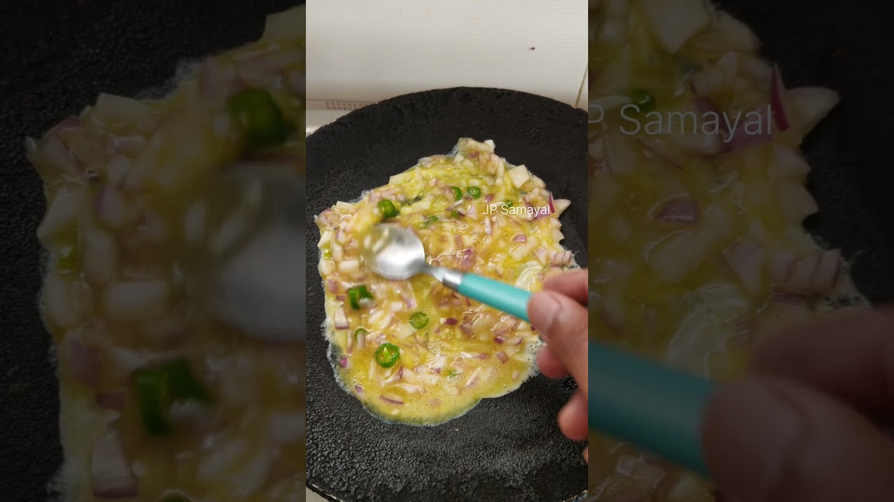 Simple way of making Omlette😋#cooking #shortcooking #food #foodlover#shortsyoutube #lunch #eating
