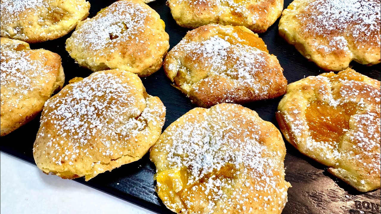 Мягкое простое домашнее печенье!Soft and easy homemade mango cookies!