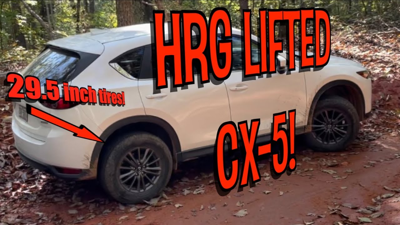 Как поднять Mazda CX-5 2012-2024 годов выпуска с помощью комплекта для лифтовки HRG Offroad!