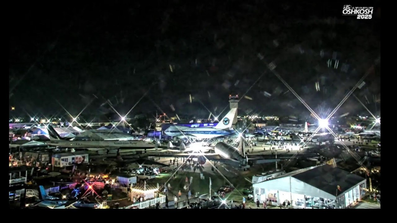 Oshkosh Airventure 2025 Wednesday Night AirShow Stream