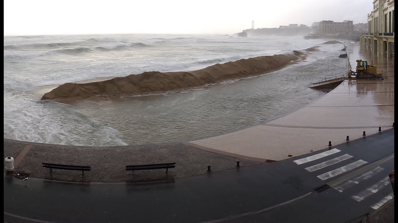 Biarritz Tempête Christine 3 mars 2014