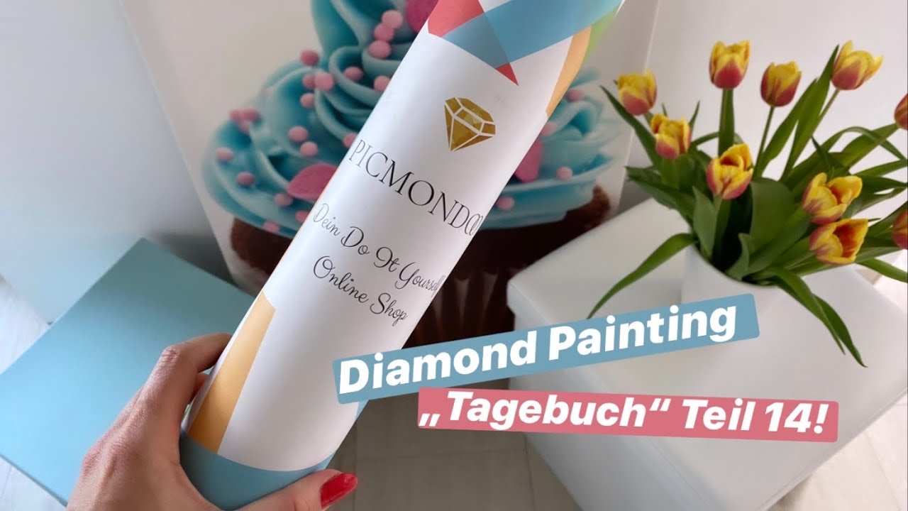 Diamond Painting „Tagebuch“ Teil14. / Picmondoo Update ✅ Sorry, heute fast nur Zeitraffer! 🙈