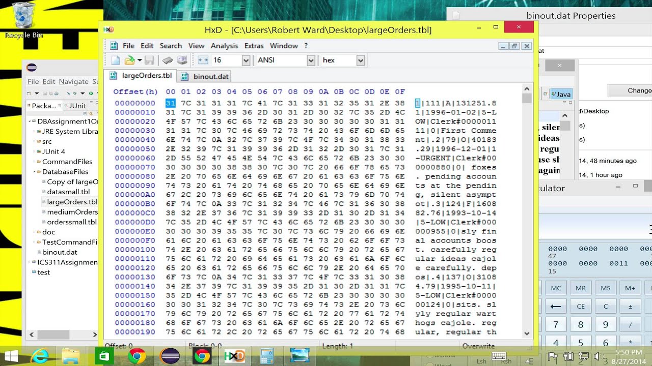 Binary versus ASCII