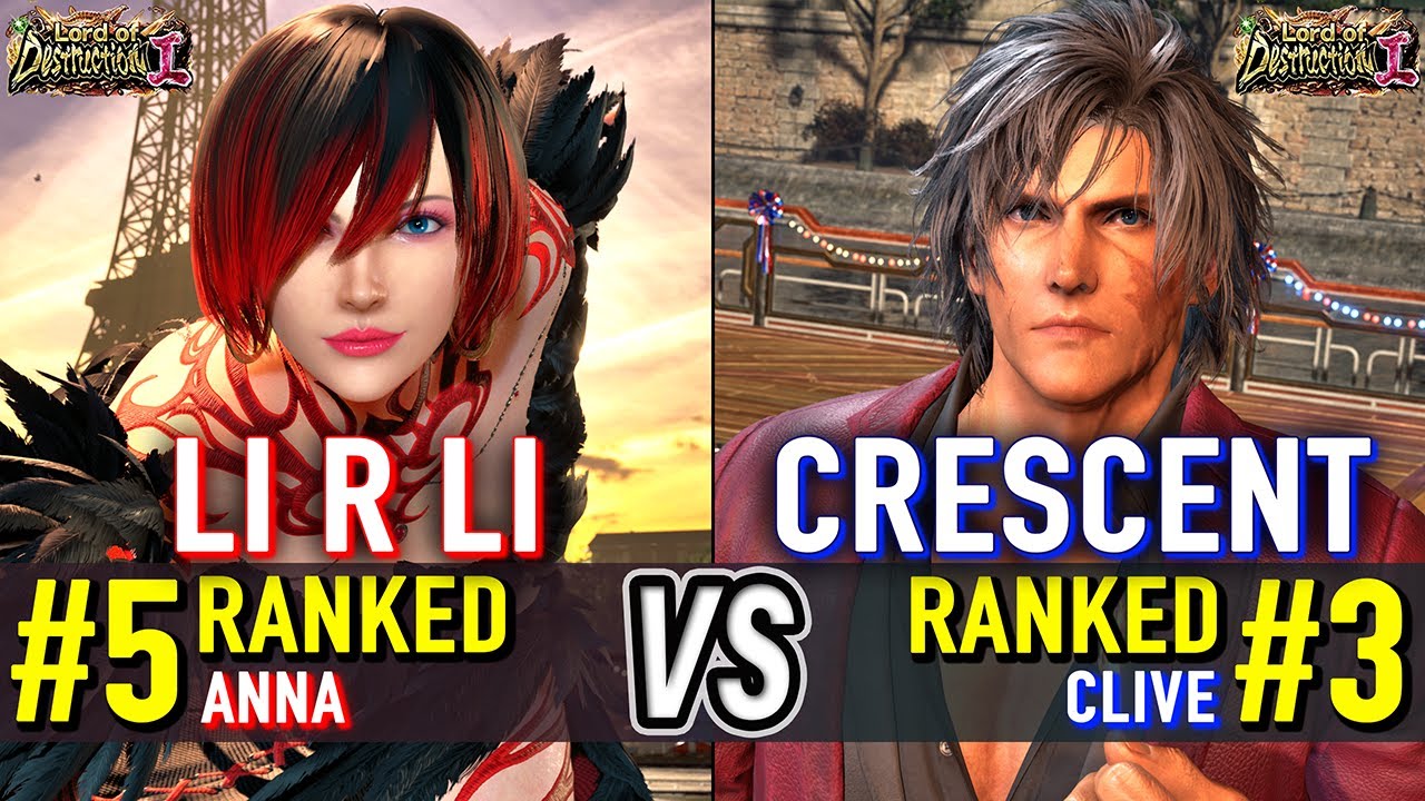 T8 🔥 LI R LI (#5 Ranked Anna) vs CRESCENT (#3 Ranked Clive) 🔥 Tekken 8 High Level Gameplay