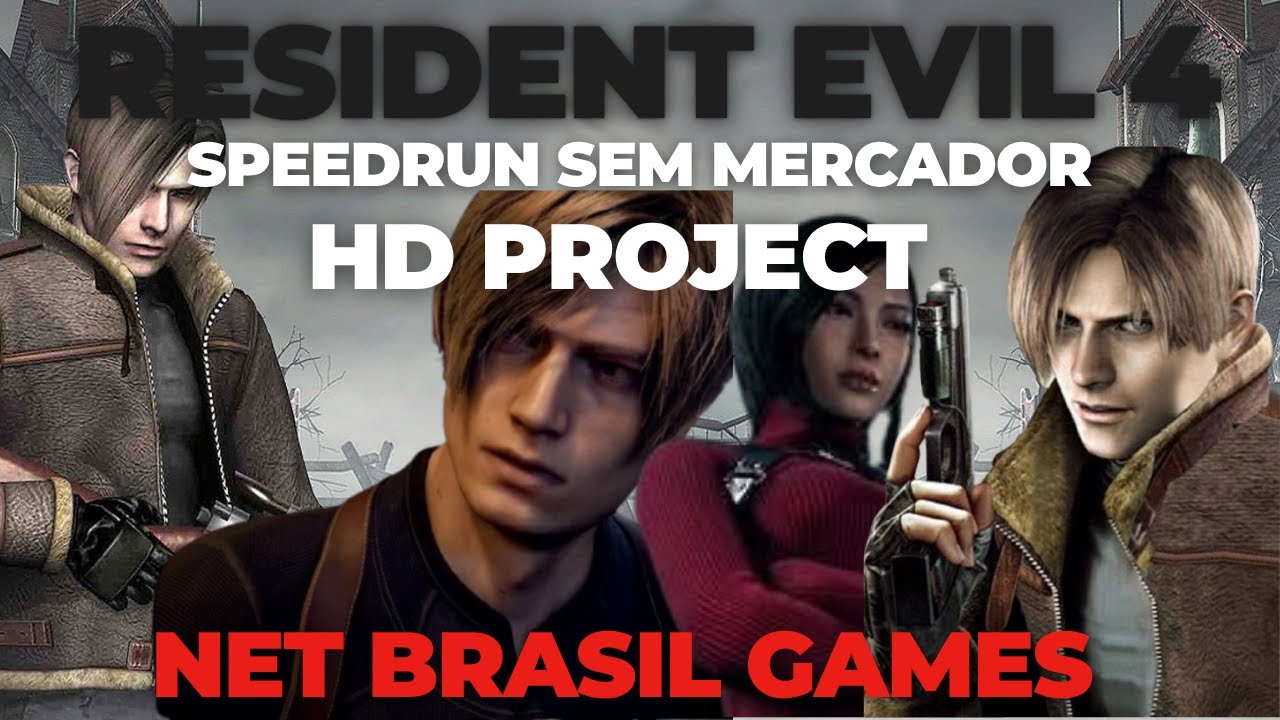 SPEEDRUN RESIDENT EVIL 4 SEM MERCADOR