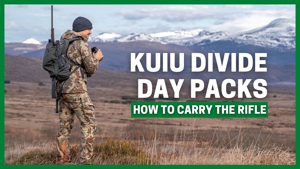 KUIU DIVIDE  DAY PACK - HOW TO CARRY THE RIFLE ON YOUR PACK