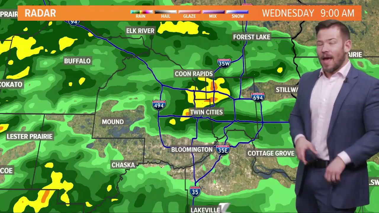 LIVE: Sven Sundgaard updates a rainy Wednesday forecast