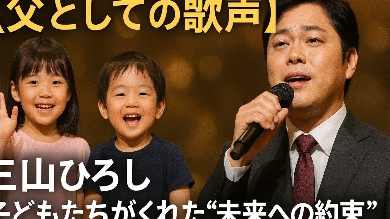 👨‍👧‍👦🎶【父としての歌声】三山ひろし、子どもたちがくれた“未来への約束”😭🌸