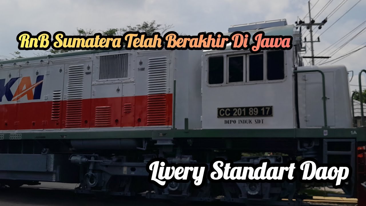 CC 201 89 17 SDT RNB SUMATERA YANG SUDAH DI STANDARISASI DAOP DAN DI CAT PUTIH