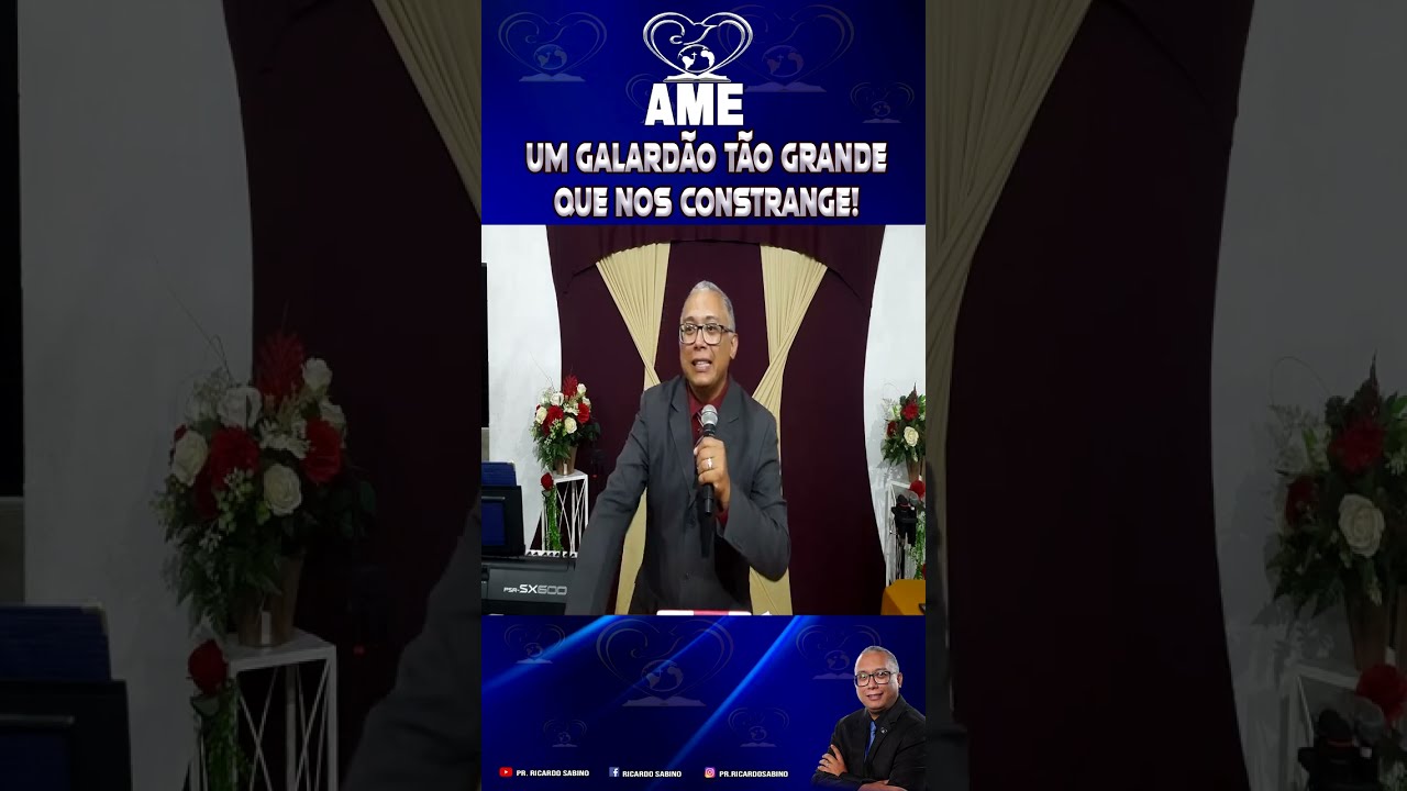 UM GALARD&Atilde;O T&Atilde;O GRANDE QUE NOS CONSTRANGE! #shorts #gospel #crist&atilde;o #jesus #igreja