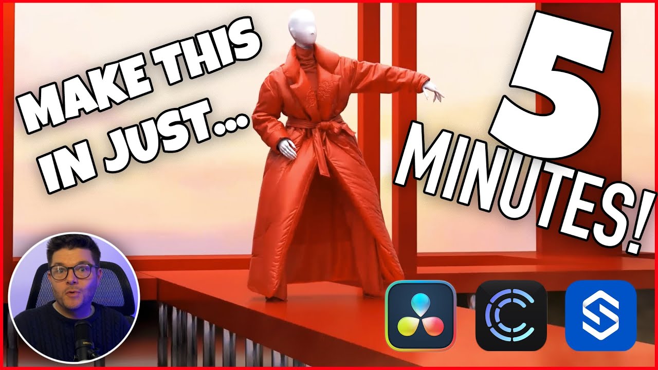 Build animated 3D fashion scene in 5 minutes with FREE software? YES!