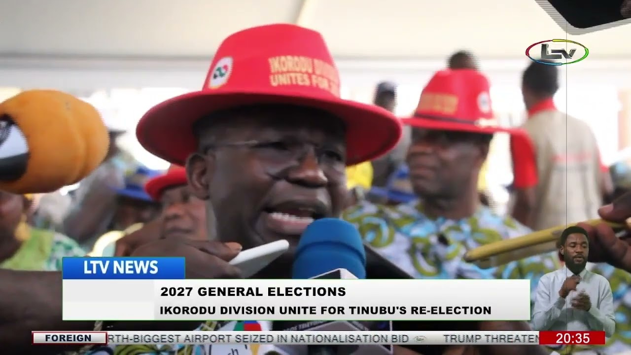 2027 General Elections: Ikorodu division unite for Tinubu&rsquo;s re-election