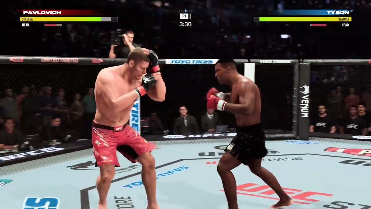 Играю Павловичем против Тайсона. UFC 5
