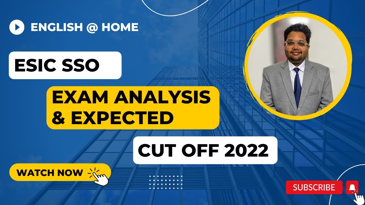 ESIC SSO EXPECTED CUT OFF | ESIC SSO EXAM ANALYSIS | ESIC SSO GOOD ATTEMPTS