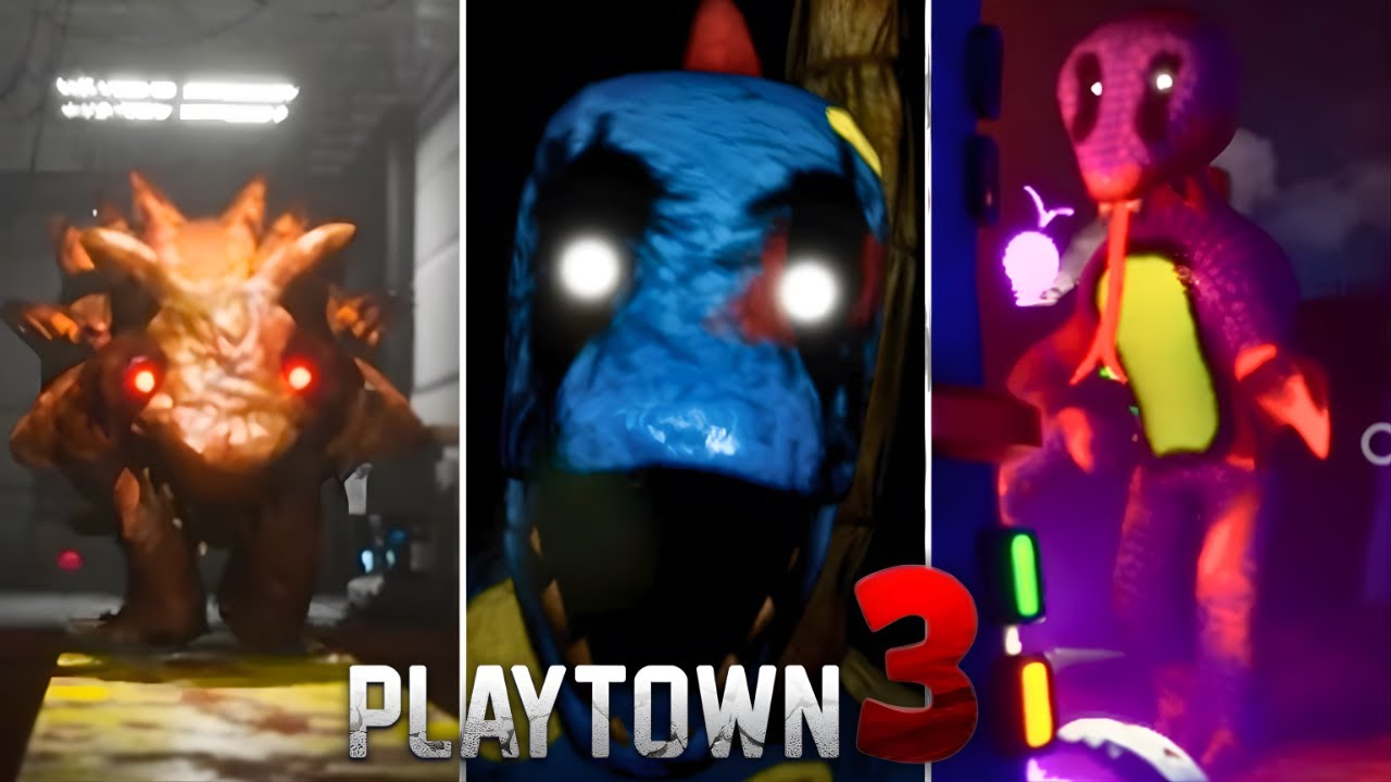 Playtown 3 - All Bosses Fights 4k60
