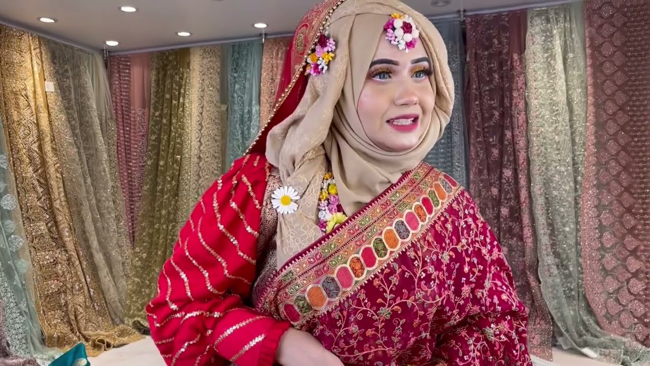 Wedding wear saree || bridal saree 2022 || Nibir fashion