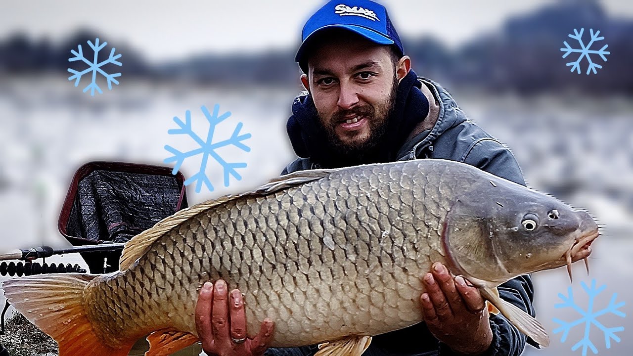 КАК ДА ЛОВИМ ШАРАНИ ПРЕЗ ЗИМАТА! ЗАКАЧИХ ОГРОМЕН ШАРАН! WINTER Carp on fееder
