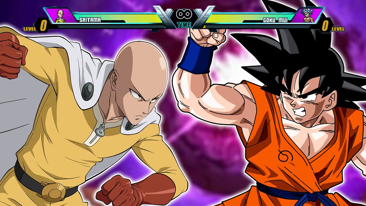 SAITAMA [ONE PUNCH MAN] VS GOKU [DRAGON BALL] | Anime Mugen