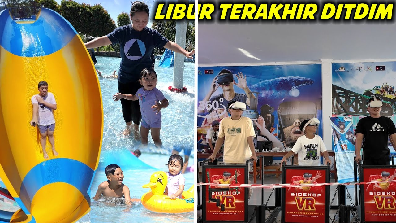 BESOK MASUK SEKOLAH, DITDIM DAN HANIN PENGEN RENANG..