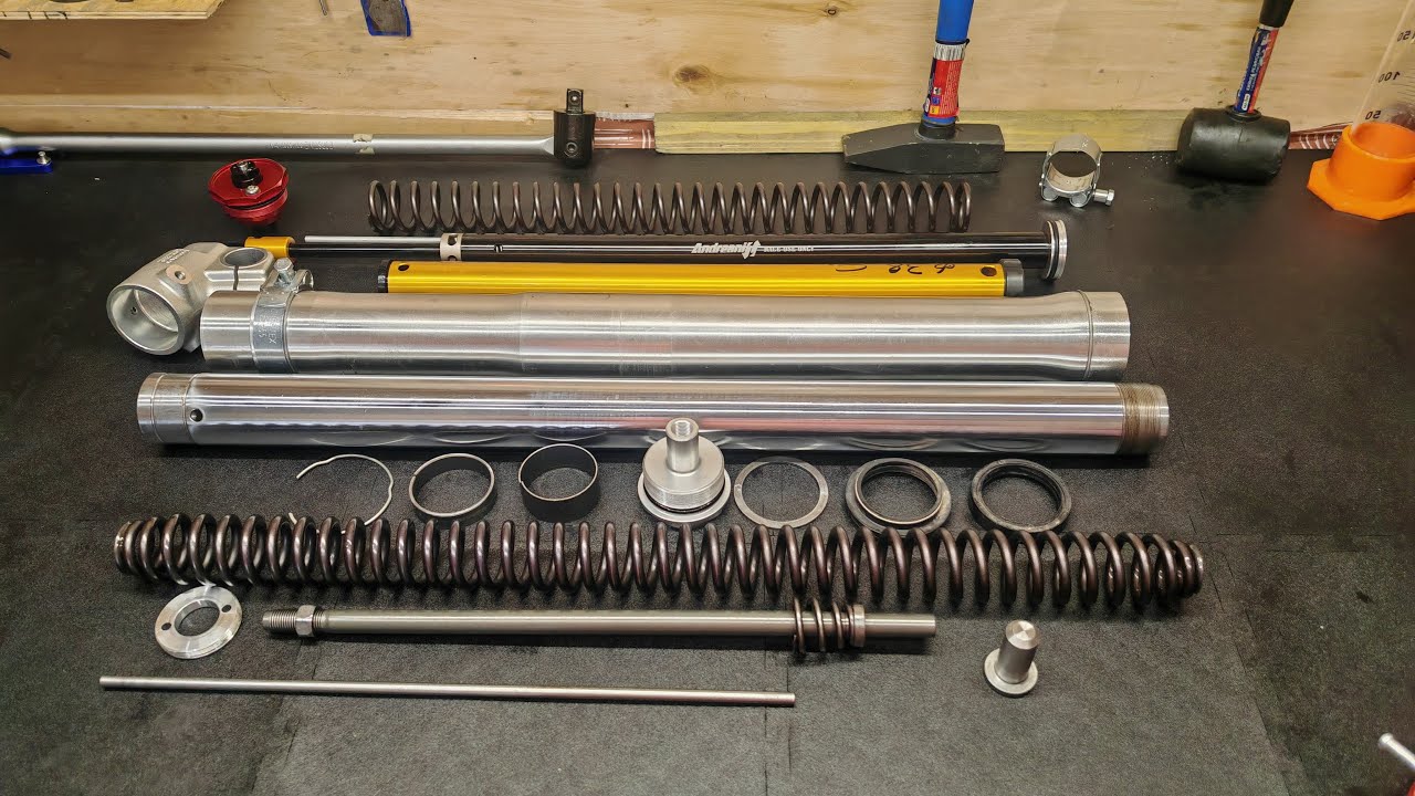 Тюнинг вилки мотоцикла Beta Xtrainer 300. Установка картриджей Andreani.