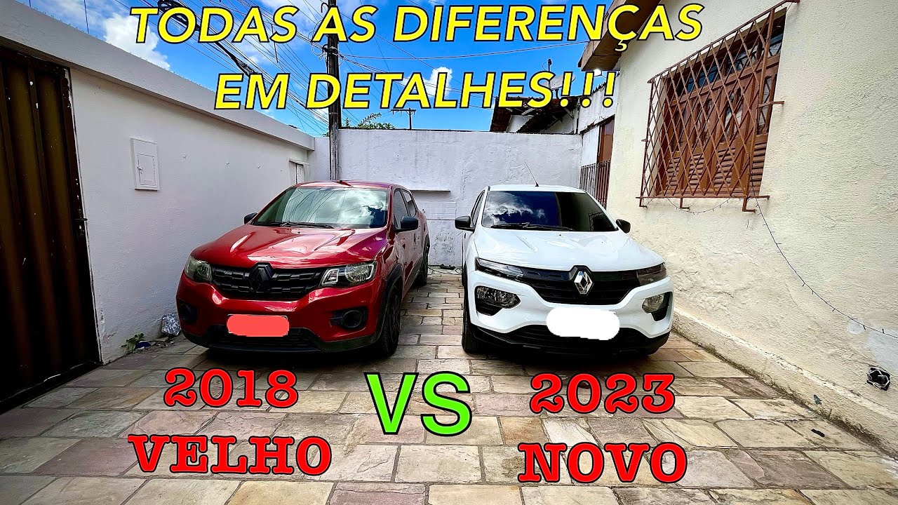 KWID VELHO VS KWID NOVO - TUDO O QUE MUDOU DE UM PARA O OUTRO EM DETALHES! BrunoFerreira*