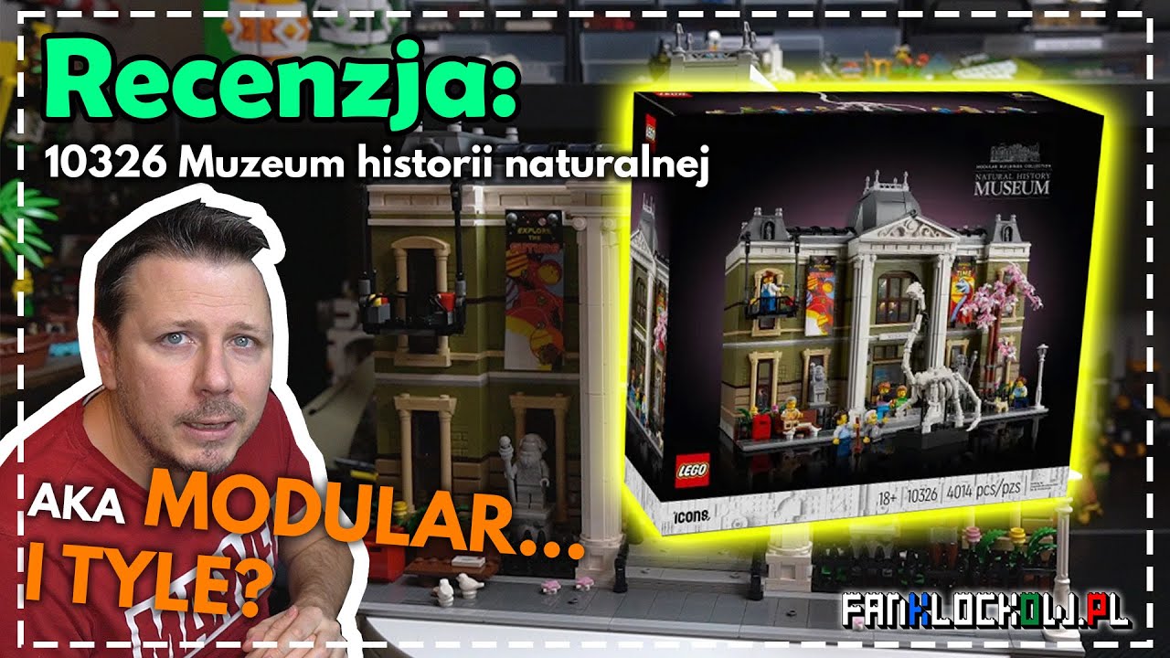 Recenzja: LEGO&reg; 10326 Muzeum historii naturalnej