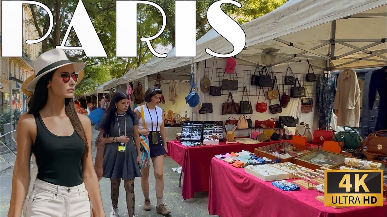 [🇫🇷Paris France 4K 120FPS Walking Tour] Paris Summer Sunday Morning Walk  16/JULY/2025