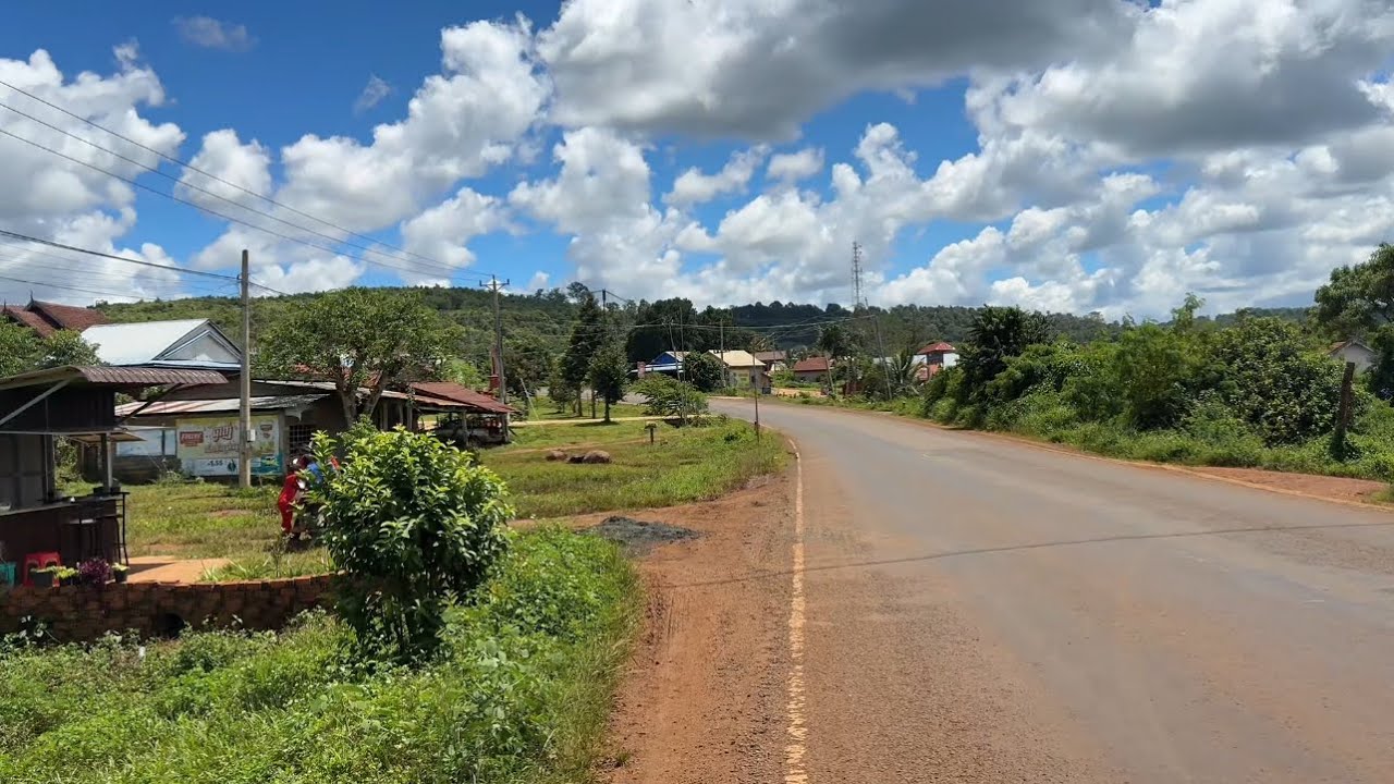 National Road 76 From Mondulkiri Province to Phnom Penh City , Cambodia