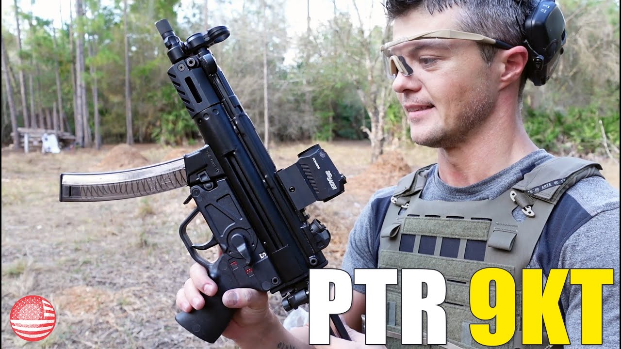 Обзор PTR 9KT (ВОЗМОЖНО, ЛУЧШИЙ клон MP5 в этом обзоре пистолета AR калибра 9 мм)
