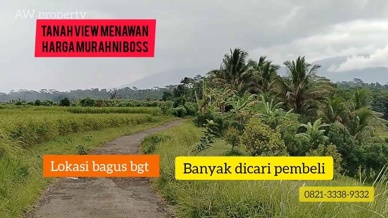 🔴Banyak dicari!!✅Bagus Banget View Nya Tanah Dijual Murah Banget Cocok untuk Rumah pensiuan
