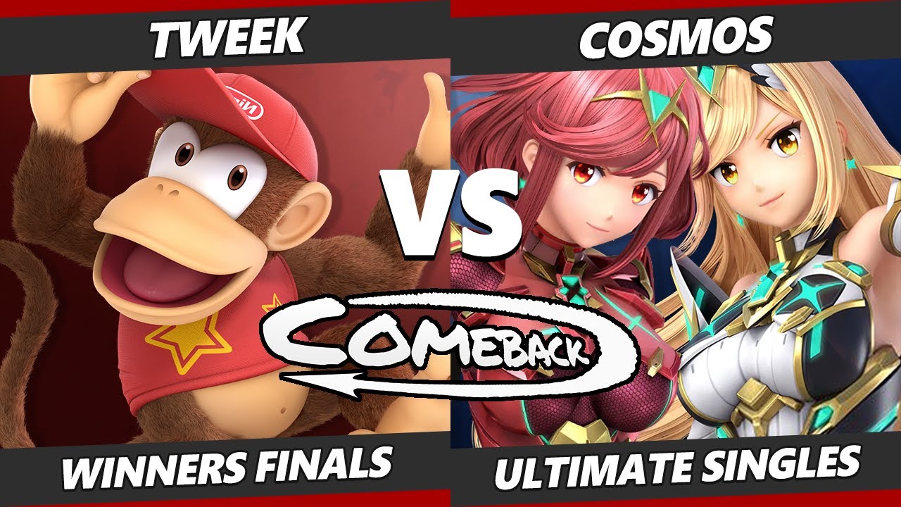 The Comeback Winners Finals - Tweek (Diddy Kong) Vs. Cosmos (Pyra Mythra) SSBU Ultimate Tournament
