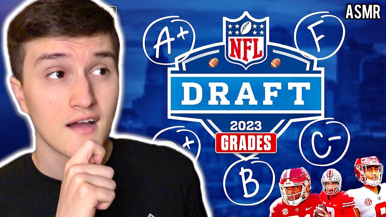 [ASMR] 2023 NFL Draft 🏈 Grades and Reactions (relaxing whisper ramble)